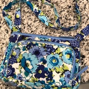 Vera Bradley blue small crossbody